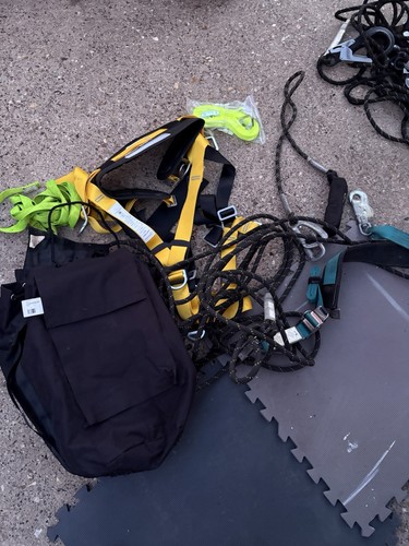 Ppe climbing gear - harness, rope