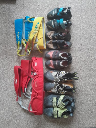 Used rock climbing - rock,