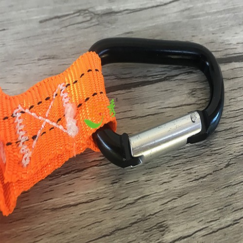 Climbing rope carabiner safety - rope,