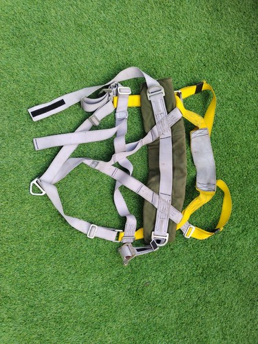 Padded climbing harness